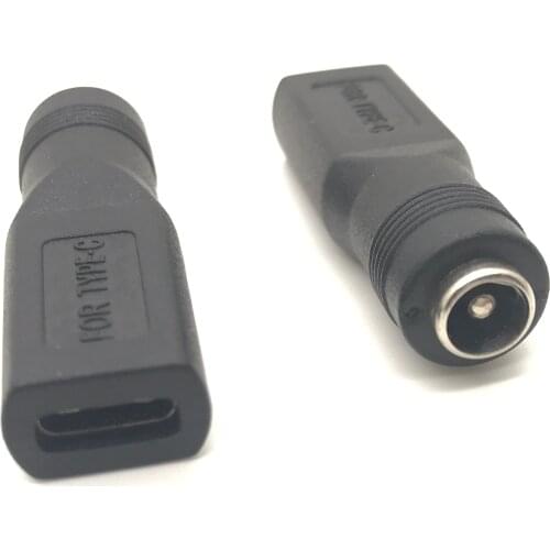 5V DC 5.5 * 2.1 mm Power Jack To USB 3.1 Type C USB-C Type-c Female 5.5mm *2.1mm Micro USB Female DC Power Connector Adapter