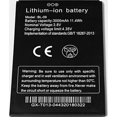 3.8V 3000mAh BL-09 For THL T9 Battery