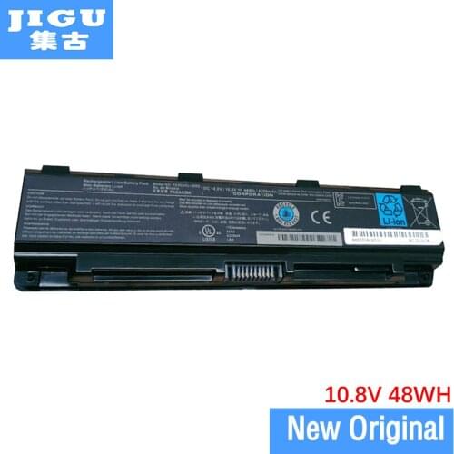 JIGU Original C800 C850 L800 laptop battery FOR TOSHIBA Satellite C805 C840 C855 C870 L830 L805 L840 L850 L835 L855 PA5024U-1BRS
