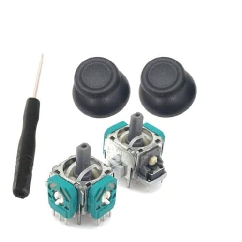 3D Analog Joystick Thumbstick Grip Stick Cap +Repair Tools Screwdriver for Sony PS4 Slim Pro Dualshock 4 DS4 Gamepad Controller