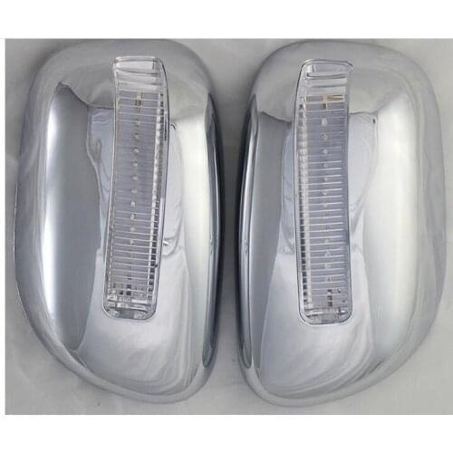 Car Accessories Chrome plated rear Mirror Door Cover With LED For Toyota Corolla 2001-2004 SUCCEED PROBOX AVANZA 2003 VIOS 2003