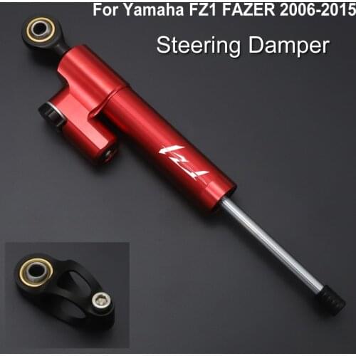 Free shipping For Yamaha FZ1 FAZER 2006-2015 2014 2013 2012 Motorcycle Aluminium Steering Stabilizer Damper Mounting Bracket Kit