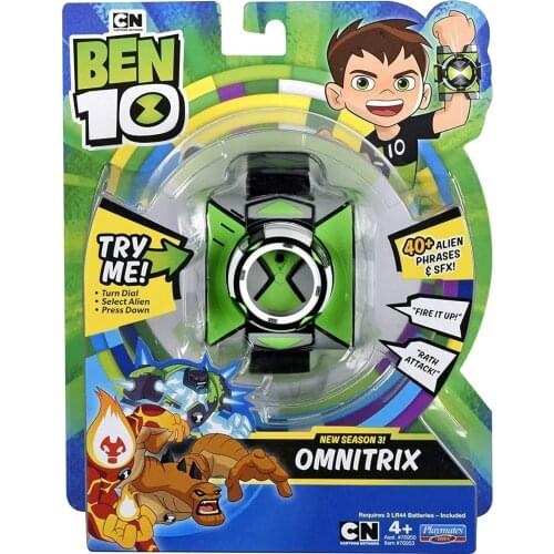ORIGINAL BEN 10 Omnitrix S3-76953 Transformation Device Hero Battle Heatblast arms Ben Tennyson Childrens Toy Gift