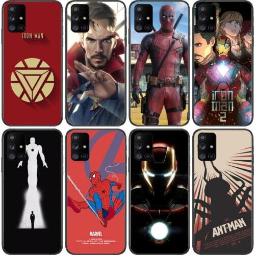 Marvel Mjolnir Phone Case Hull For Samsung Galaxy A50 A51 A20 A71 A70 A40 A30 A31 A80 E 5G S Black Shell Art Cell Cove