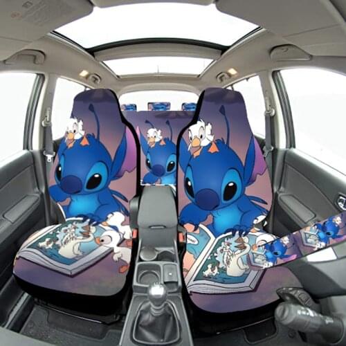 Cartoon Pattern Printing car seat cover back seat cover dustproof pet fur heavy duty car supplies personalized car gifts
