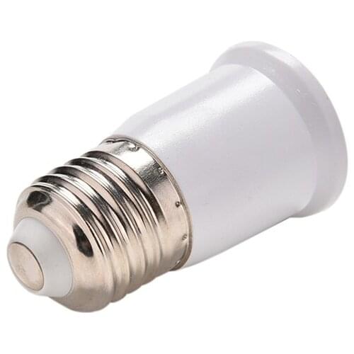 E27 to E27 Extension Socket Base CLF LED Light Bulb Lamp Adapter Converter