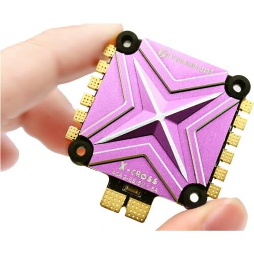 Flycolor X-cross 4 IN 1 40A 3-6S Blheli_32 32Bit 5V/1.5A BEC Brushless ESC For RC drone