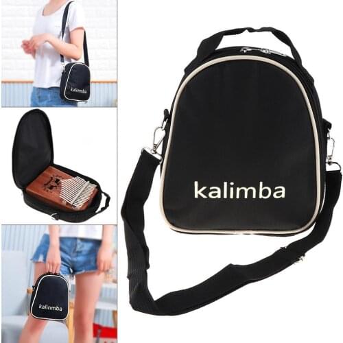 Kalimba Storage Bag 17 / 15 / 10 Key Universal Thumb Piano Mbira Soft Case Oxford Cloth Inside Cotton Shoulder Portable Bag