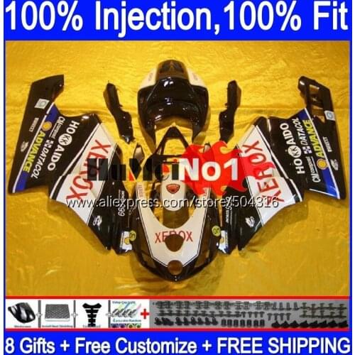 Injection Body For DUCATI 749S 999S 749 999 S R Bodywork 121MC.46 749-999 03 04 749R 999R 2003 2004 OEM Fairing kit black glossy