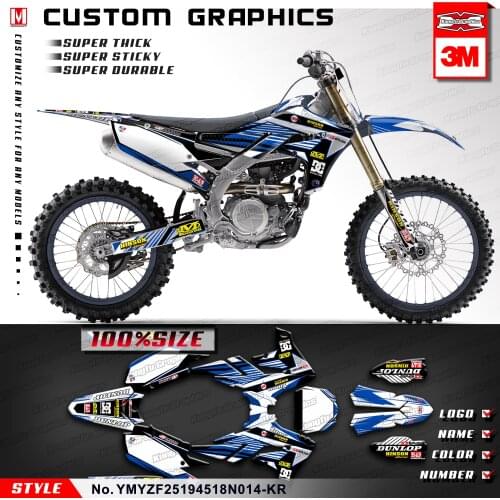 KUNGFU GRAPHICS Dirt Bike Stickers Custom Décor Full Wrap Kit for YZF 250 450 YZ250FX YZ 250FX 2018 2019 2020 2021