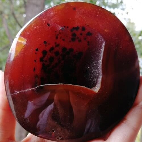 1 pc480g Natural Red Agate Geode Mineral Specimens Original Stones with red quartz geode chakra crystals healing minerals