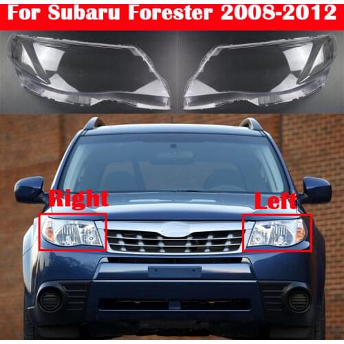 New Car Lamp Cover Headlamp Cover Shell Transparent Lampshade Headlight Cover Lens Glass For Subaru Forester 2008-2012