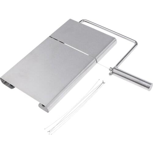 Stainless Steel Soap Cutter Loaf Mold Soap Making Cutting Tools with Soap Wire Slicer, Portable