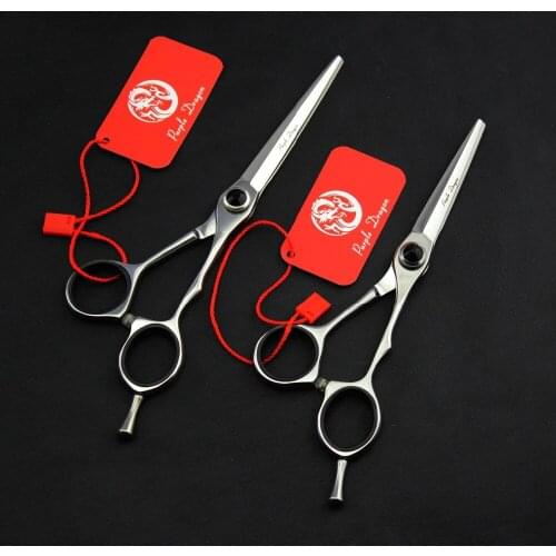 542# 5.5/6'' Brand Purple Dragon TOP GRADE Hairdressing Scissors JP 440C 62HRC Home Salon Barbers Cutting Scissors Hair Shears