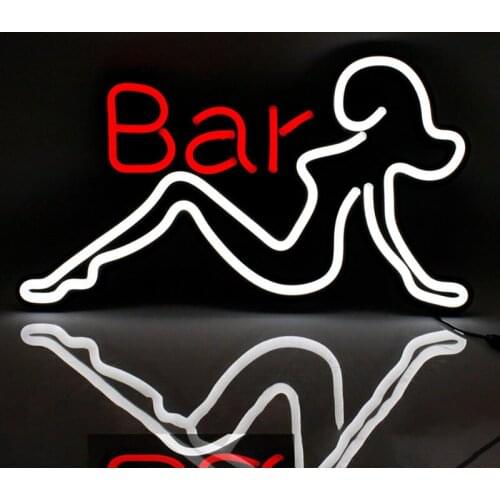 Custom Neon Light Sign LED Lamp Coffee Shop Cafe Sign Mini Girl Bar Store Logo Night Sexy Decoration