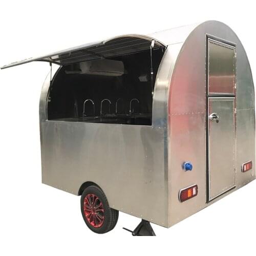 Factory sale low price stainless steel food trailer /fast food truck/food cart