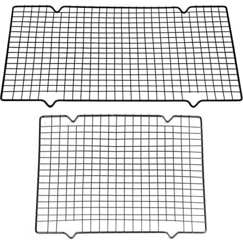 Stainless Steel Mesh Grid Baking Rack Kitchen Baking Barbecue Net Square Grid Cooling Frame Household Kitchen Cooking Accessorie