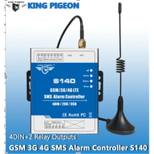 GSM 3G/4G S140 remote controller alarm ,remote switching machines Burglar Alarm System