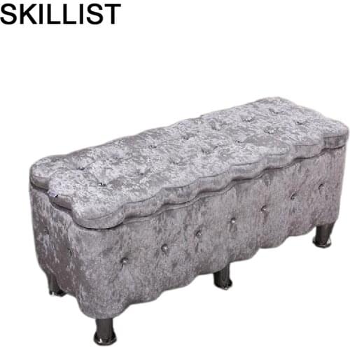 Werkbank Toilet Stool Ottoman Taburet Moderno Store Bancos De Madeira Kids Furniture Taburete Pouf Change Shoes Storage Chair