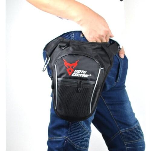 Oxford Waist Drop Leg Bags for Men Rider Motorcycle Messenger Waterproof Cross Body Shoulder Hook Bag Belt Thigh Fanny Pack