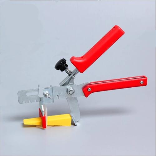 Accurate Tile Leveling System 100 Clips + 100 Wedges + 1Tile pliers Floor Wall Flat Leveler Plastic Spacers constructions tool