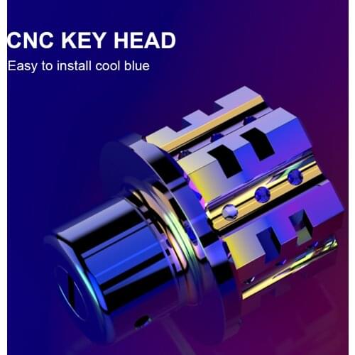 Universal Motorcycle CNC Modified Burnt Titanium Key Head Cover Racing Boat Hexagonal DIY Accessories for CB190R 190X NIU