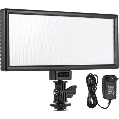 Viltrox L132T Photography Lighting LED Video Light Photo Studio Camera Light 3300-5600K Bi-Color LED Video Light w/Power Adapter