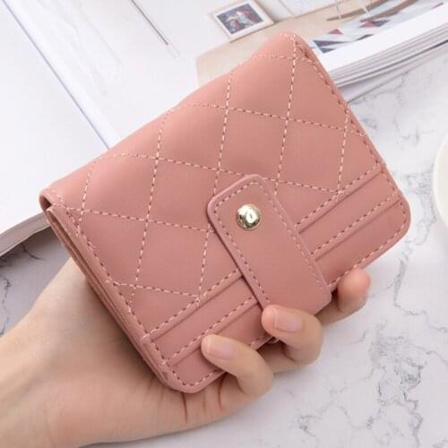Women Small Coin Purse with Zipper Hasp Female Leather Card Holder Mini Cute Handbags Diamond Money Bags Ladies Wallet sac femme