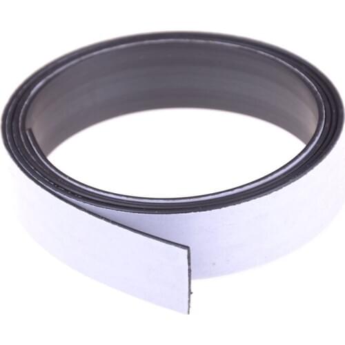 1 Meter/lot Anisotropy Rubber Magnet 10*1 mm with 3M self Adhesive Flexible Magnetic Strip Magnet Tape width 10mm thickness 1mm