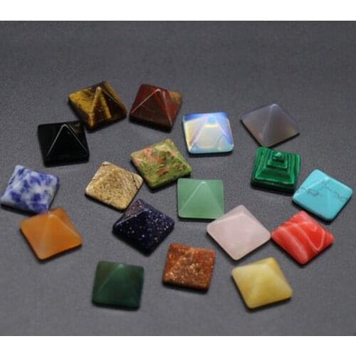 1Pc Healing Stone Natural Crystal Pyramid Quartz Fluorite Chakra Reiki Crystal Tiger Eye Point Home Decor Crafts Of Gem Stone