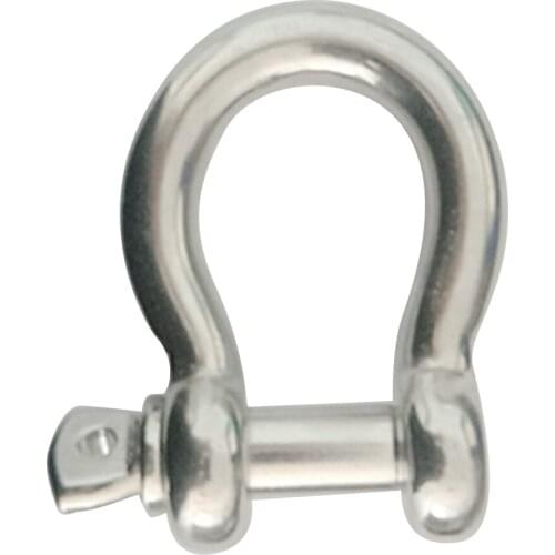 316 Stainless Steel D Bow Shackle Pin Joint Connect Anchor Buckle, 1/2inch