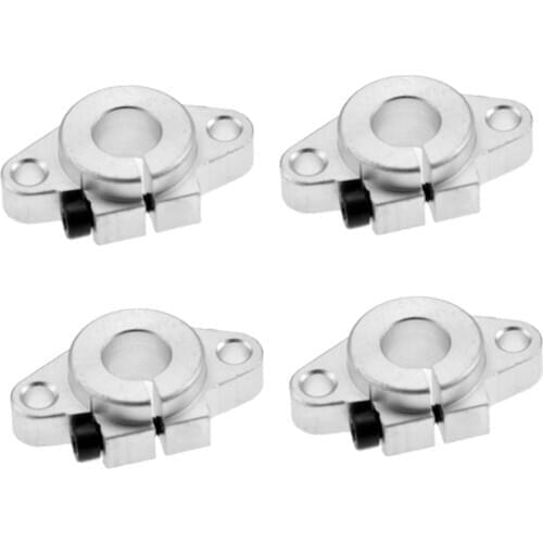 4pcs/lot SHF8 SHF10 SHF12 SHF13 SHF16 SHF20 SHF25 SHF30 Linear Bearing Shaft Support CNC Router for 3D Printer