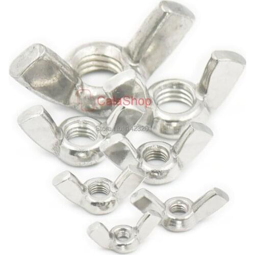 5 Pcs / Lot M12 Metric Thread Stainless Steel Nuts Fasteners Hardware Home Improvement Accessories