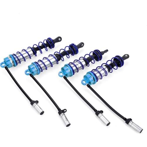 Shock Absorber Oil Adjustable 120mm Front & 143mm Rear Aluminum Damper Suspension for 1/8 RC Car JLB HSP EM Racing DHK HPI Axial