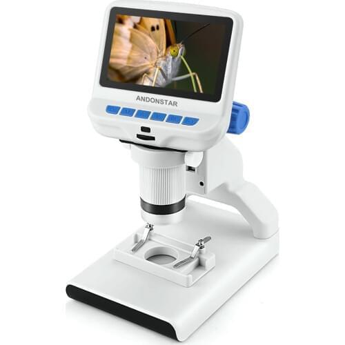 Andonstar AD102 Digital Microscope Portable USB Plastic With PC Support Soldering DIY Gift for Kids Education Slides Observation