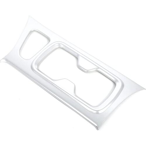 For Nissan Navara NP300 2015-2020 Car Central Control Front Water Cup Holder Cover Trim Frame Sticker Accessories