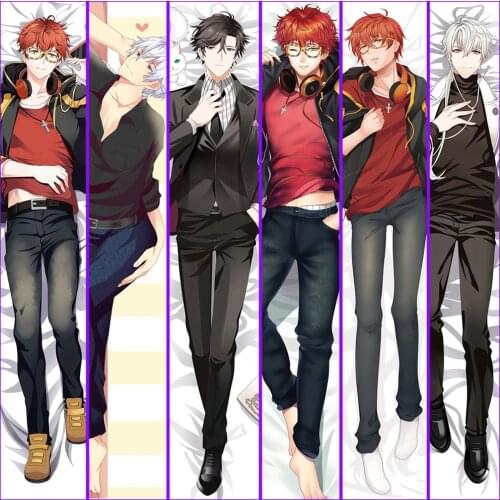 Hot Game Mystic Messenger 707 Luciel Choi Dakimakura Otaku Hugging Body Pillow Case Home Bedding Customize Pillow Cover 6 Sizes