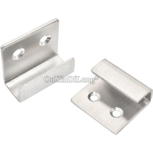 HOT 10PCS Stainless Steel Wall Hanger Hooks for Ceramic Tile Display Wall Mount J Hook Brackets Glass Wood Sample Wall Brackets