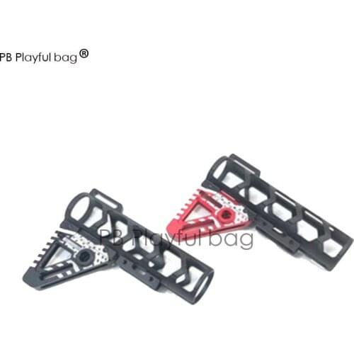 Outdoor sports live cs competitive game toy water bullet gun upgrade material hollowed CNC jinming9 stock accessories KD48