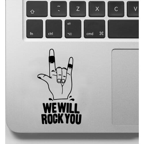 Interesting We Will Rock You Formula Laptop Sticker Full Cover Skin Vinyl Stickers Laptop Decals Stickers For Pad