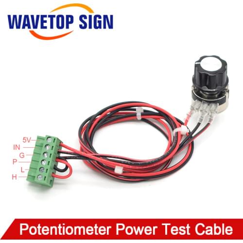 WaveTopSign Power Test Cable WTH118 DIY Kit Parts 2W 1K Potentiometer + 6Pin+Cable