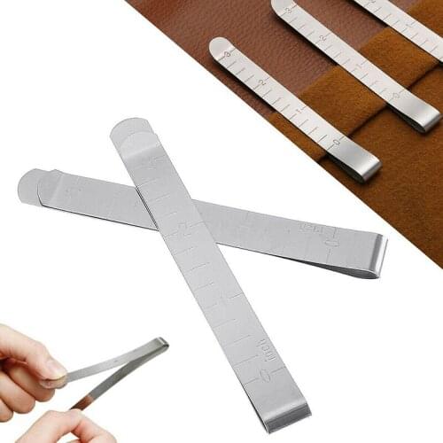 10PCS Sewing Crimping Clips Measurement Ruler Stainless Steel Hemming Clips DIY Sewing Tool Quilting Supplies Accessories