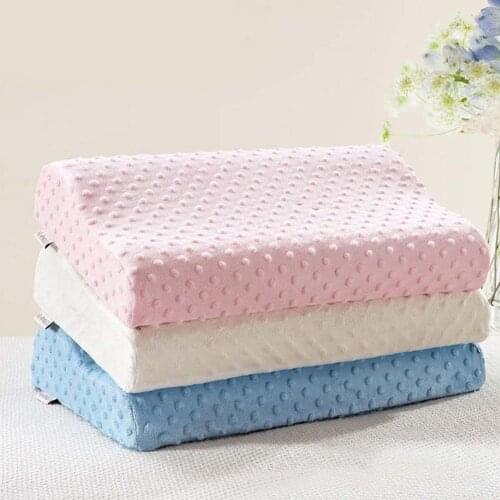 Health Care Pillow for Baby Slow Rebound Memory Foam Neck Rest Orthopedic Soft Comfort Pillow Baby Cervical Spine Health Pillow
