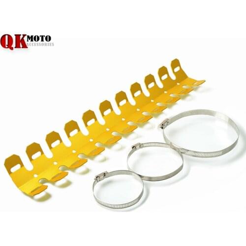 R QIANKONG Motor Exhaust Muffler Pipe Heat Shield Cover Guard FOR Honda CB 599 919 400 CB600 HORNET CBR 600 F2 F3 F4 F4i 900RR