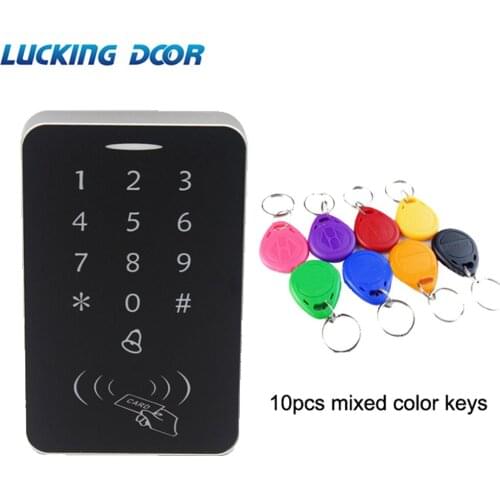 LUCKING DOOR RFID Access Control System Security Proximity Entry Door Lock RFID/EM Keypad Card Access Control Door Opener