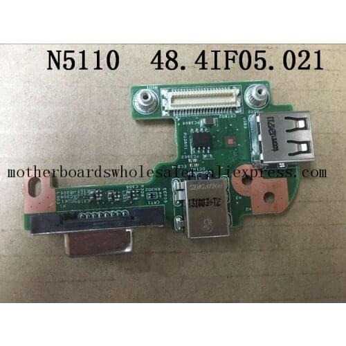 VGA AC DC JACK USB Board 48.4IF05.021 R4M5T For Dell Inspiron 15R N5110 DQ15DN15