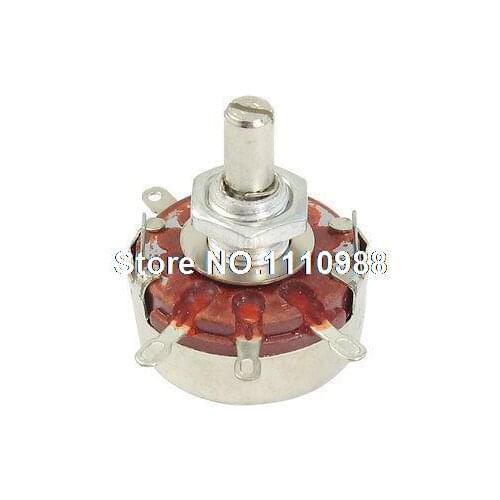 WTH-118 R0804 10mm Screw Thread 4.7K Ohm Carbon Rotary Taper Potentiometer