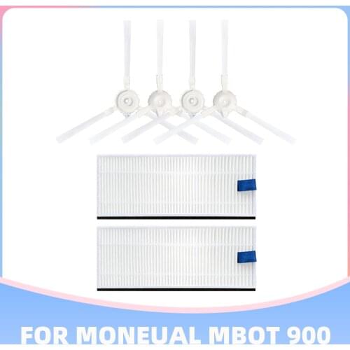 Replacememt Hepa Filter Side Brush for Moneual Mbot 900 Vacuum Cleaner Spare Parts Accessorie Good Performance High Quality
