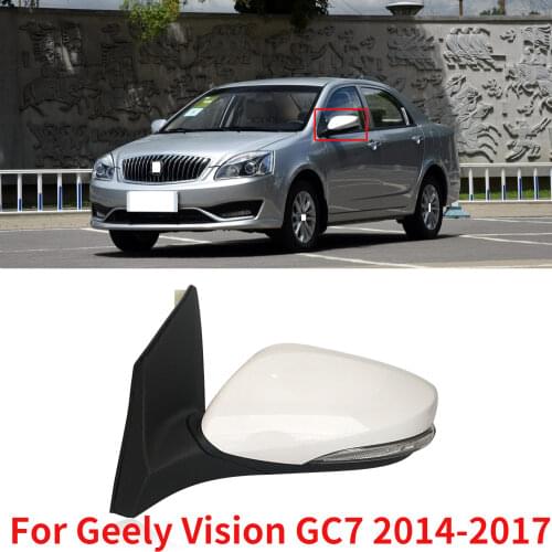 CAPQX For Geely Vision GC7 2014 2015 2016 2017 Side Rearview Mirror Rear View Mirror Outside Reverse Mirror Wing Mirror Assy