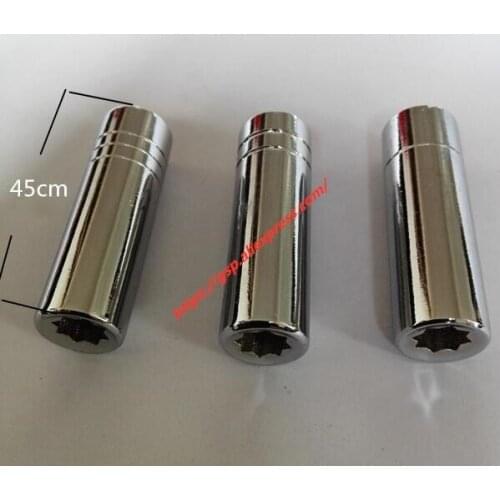 Piano tuning maintenance tools accessories, extension wrench head 45mm long